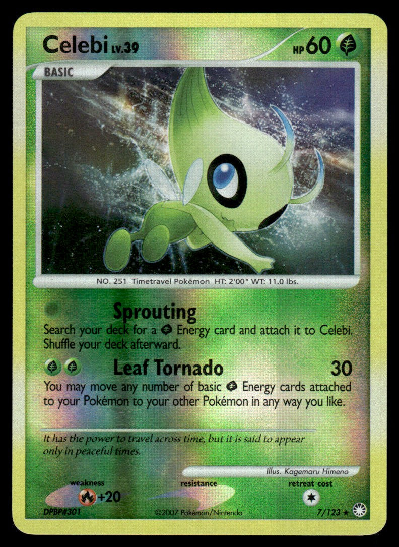 NM - Celebi 7 - Reverse - Mysterious Treasures