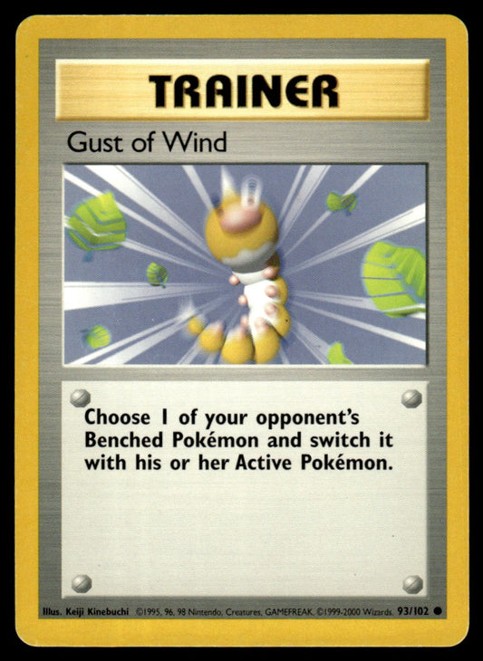 LP Gust of Wind 93 No Holo - Base Set
