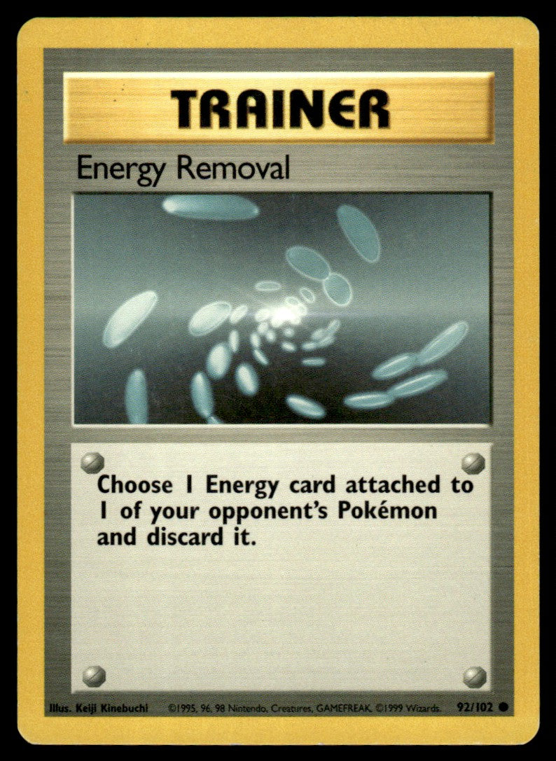LP Energy Removal 92 No Holo - Base Set