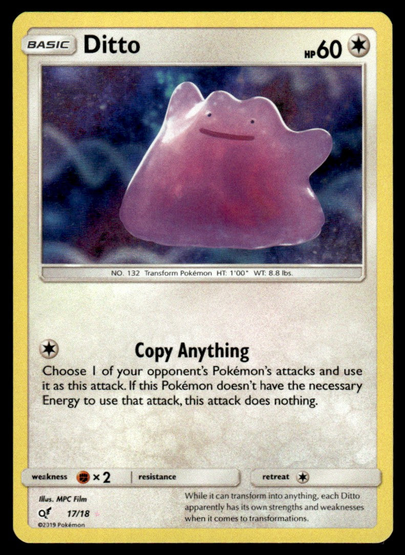 Ditto Holo 17 - Detective Pikachu