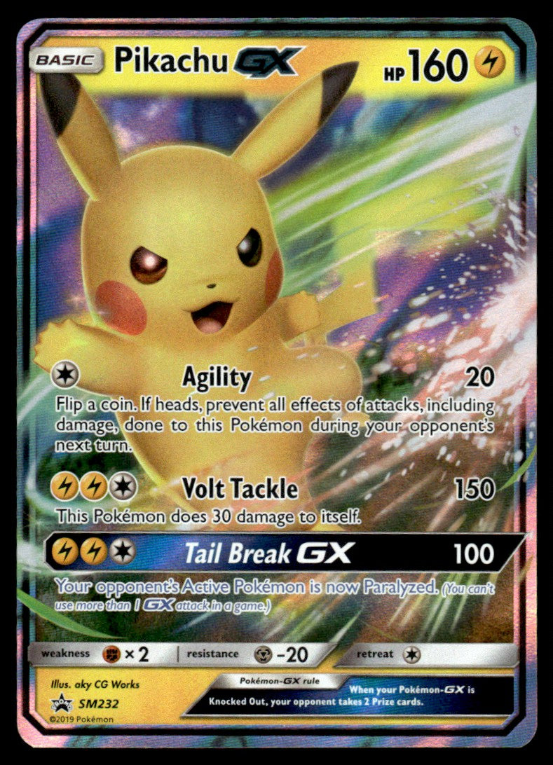 Pikachu-GX - NM - SM232 - Sun & Moon Promos