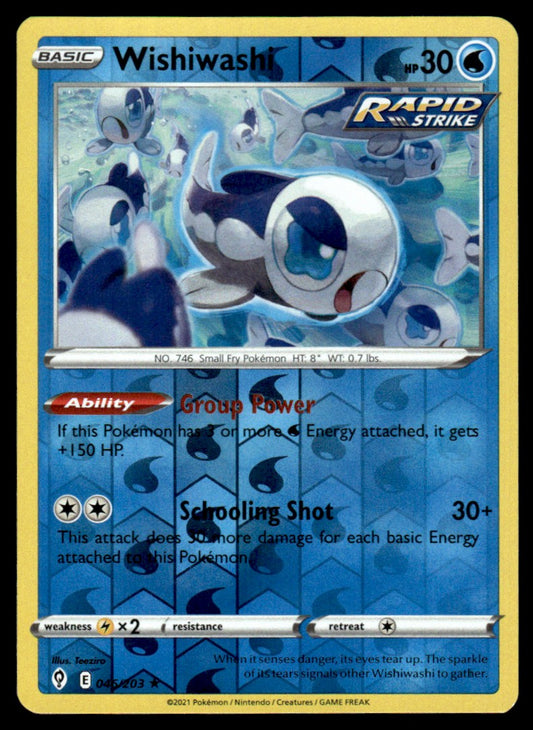 Wishiwashi 046/203 Reverse - Evolving Skies - Sword & Shield