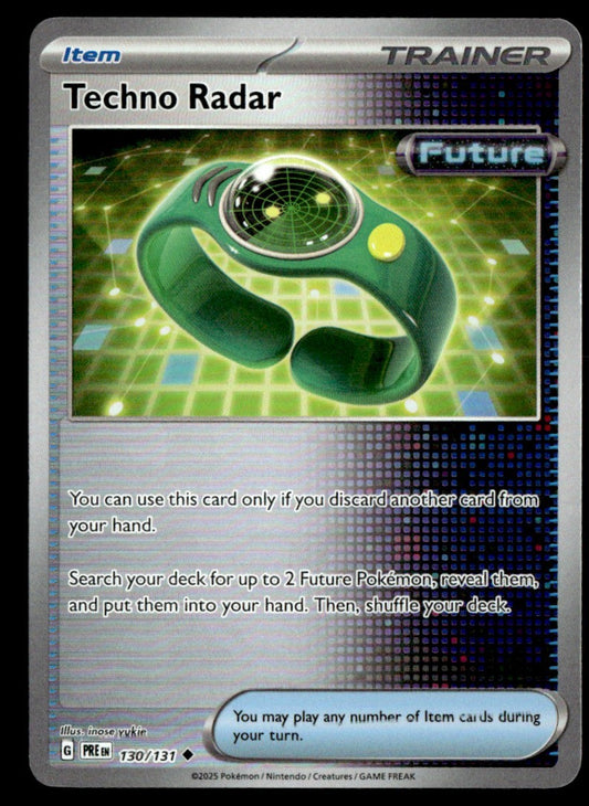 Techno Radar (Poke Ball Pattern) 130/131 - Prismatic Evolutions - Scarlet & Violet
