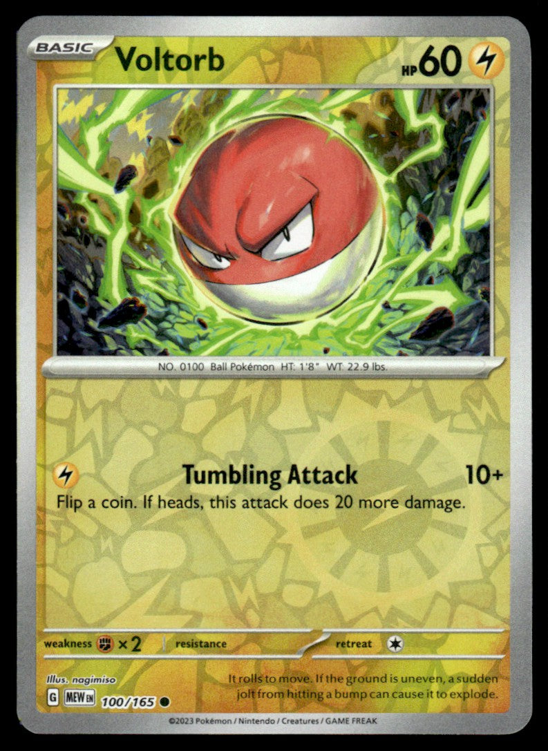 Voltorb 100/165 Reverse - Scarlet & Violet - 151 - Scarlet & Violet
