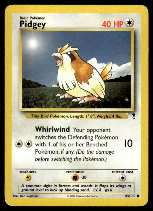 LP Pidgey 85 No Holo - Legendary Collection