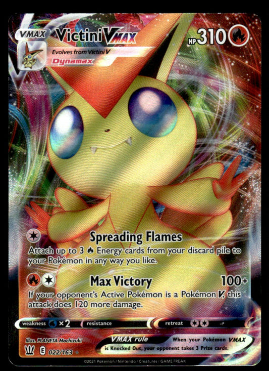 Victini VMAX 022/163 - Battle Styles - Sword & Shield