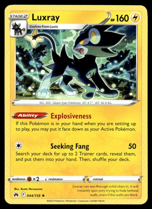 Luxray 044/159 Rare - Crown Zenith - Sword & Shield