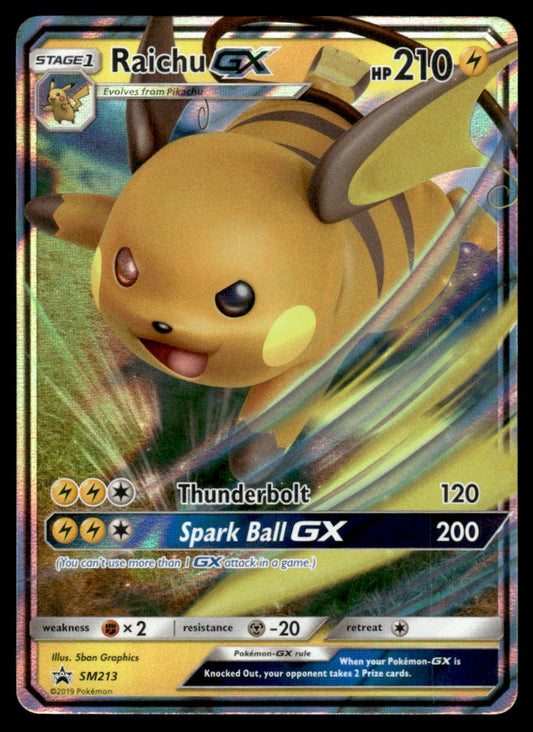 NM Raichu-GX SM213 - Sun & Moon Promos