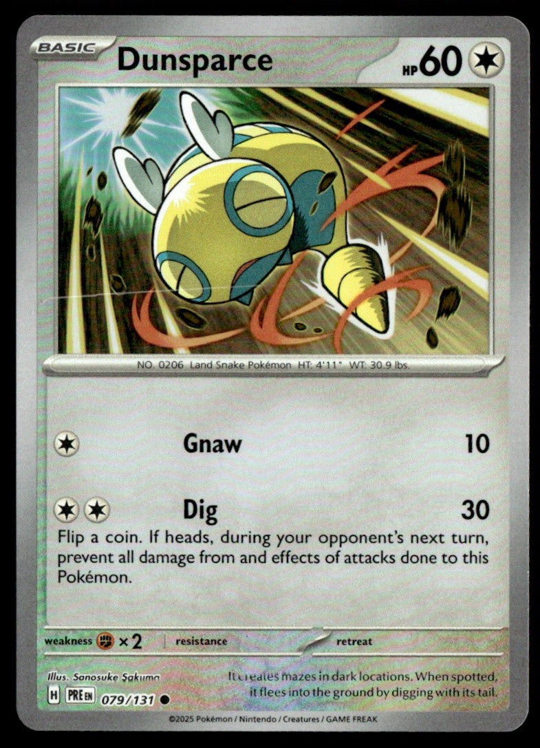 Dunsparce (Poke Ball Pattern) 079/131 - Prismatic Evolutions - Scarlet & Violet
