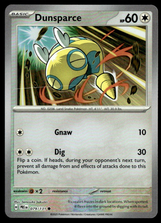 Dunsparce (Poke Ball Pattern) 079/131 - Prismatic Evolutions - Scarlet & Violet
