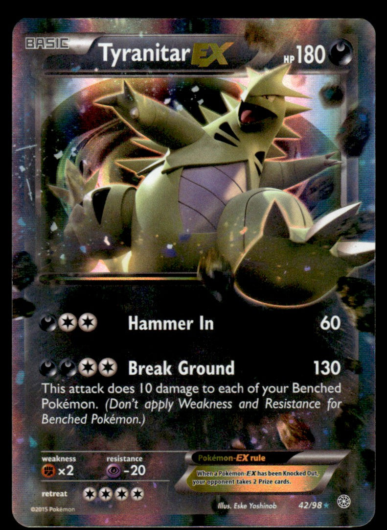 Tyranitar-EX - NM - 42 - Ancient Origins