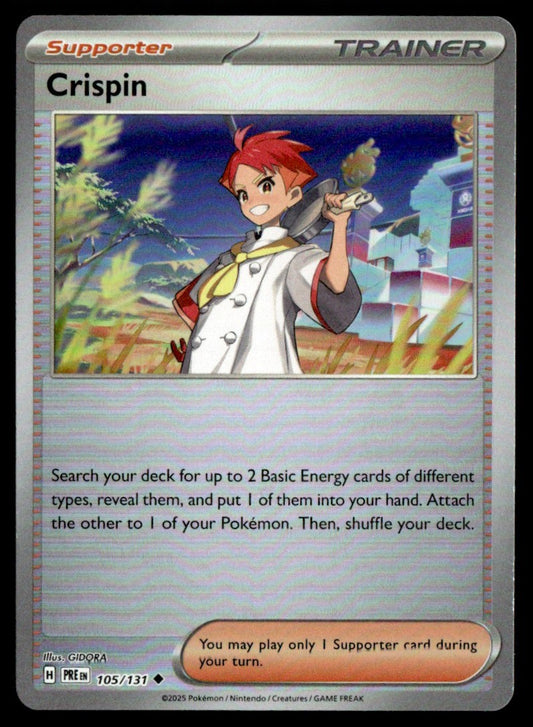 Crispin (Poke Ball Pattern) 105/131 - Prismatic Evolutions - Scarlet & Violet