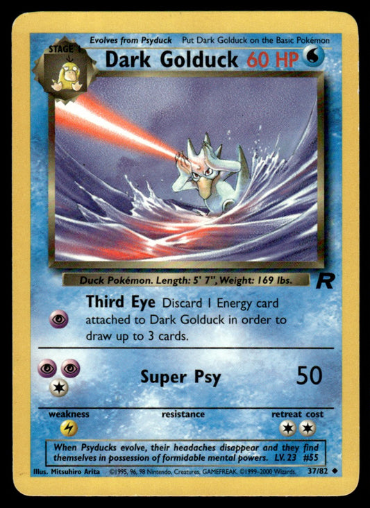 LP Dark Golduck 37 No Holo - Team Rocket