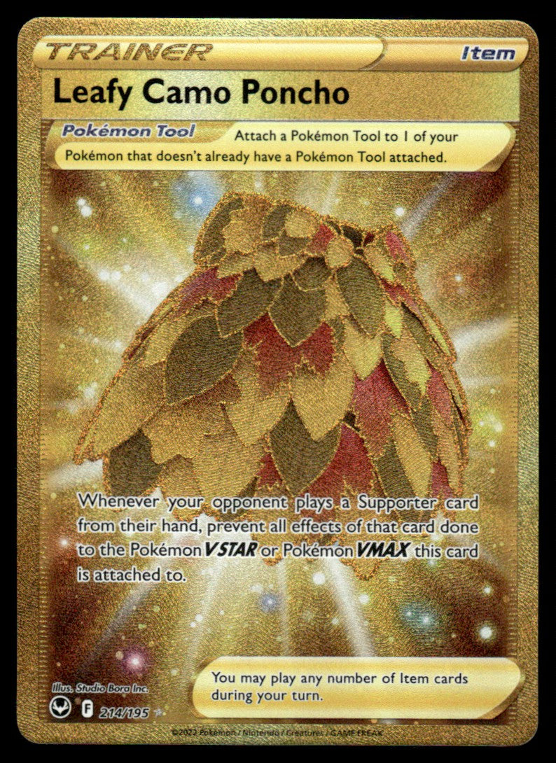 Leafy Camo Poncho 214/195 - Silver Tempest - Sword & Shield