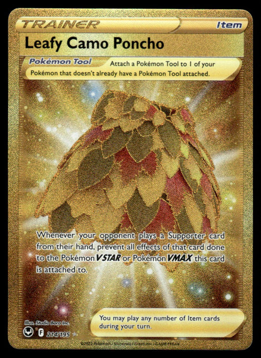 Leafy Camo Poncho 214/195 - Silver Tempest - Sword & Shield