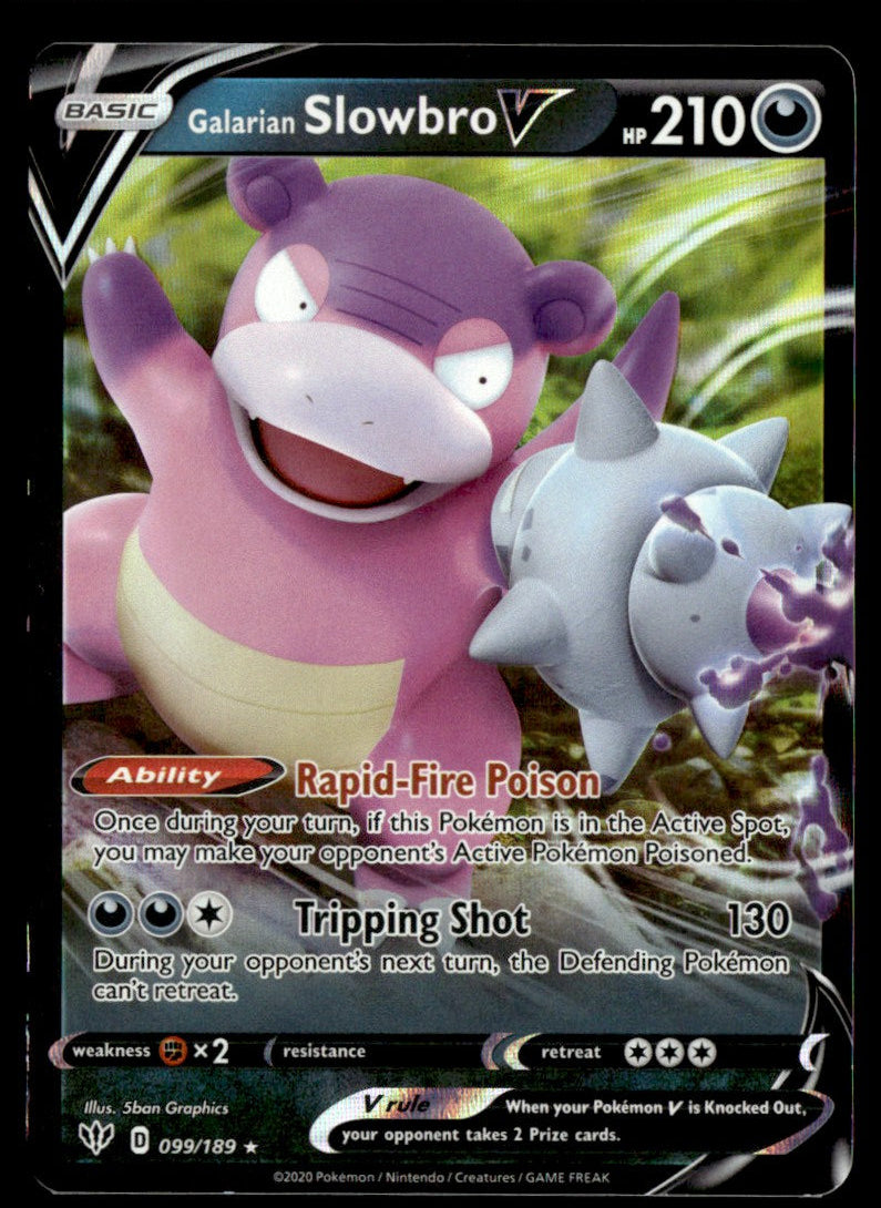 Galarian Slowbro V 099/189 - Darkness Ablaze - Sword & Shield