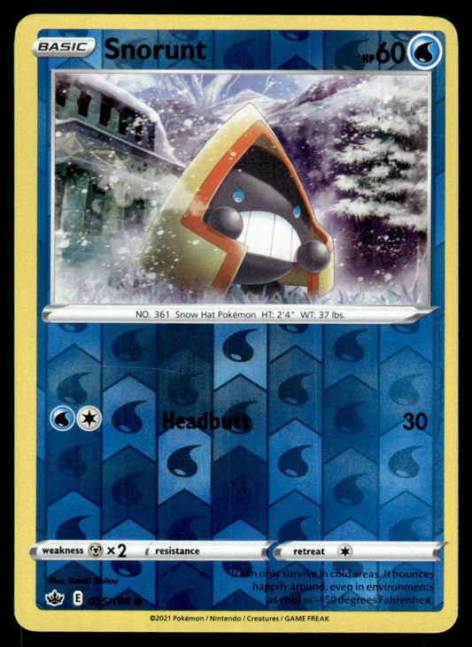 Snorunt 035/198 Reverse - Chilling Reign - Sword & Shield
