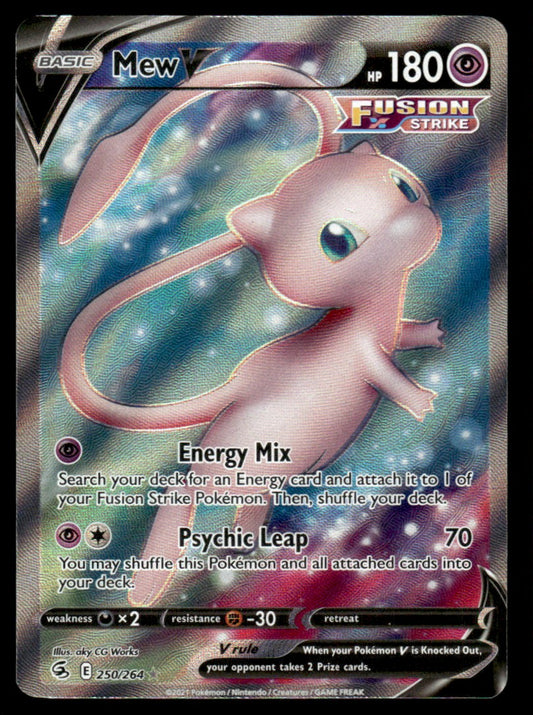 Mew V 250/264 - Fusion Strike - Sword & Shield