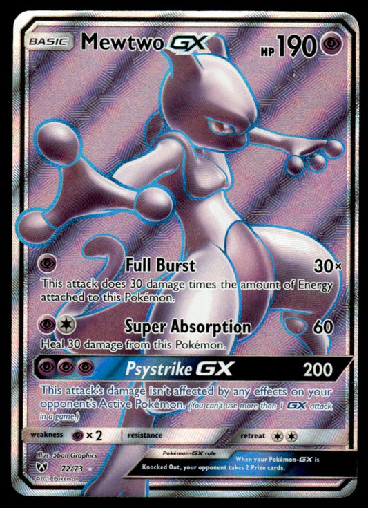 NM Mewtwo-GX 72 - Shining Legends
