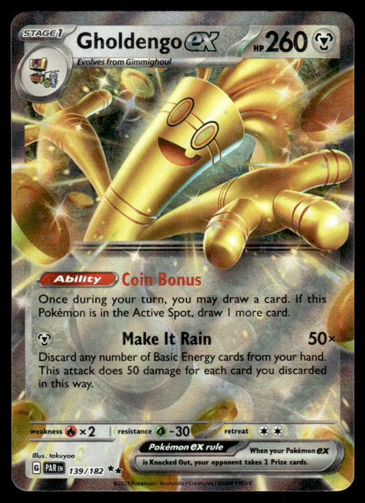 Gholdengo ex 139/182 - Paradox Rift - Scarlet & Violet