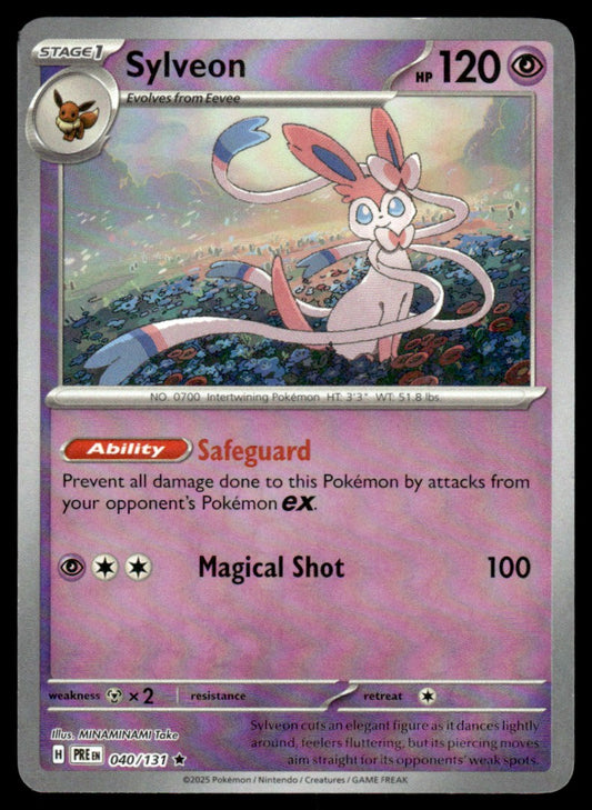 Sylveon (Poke Ball Patern) 040/131 - Prismatic Evolutions - Scarlet & Violet