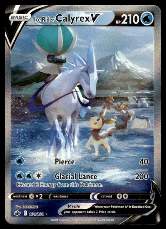 Ice Rider Calyrex V 164/198 - Chilling Reign - Sword & Shield