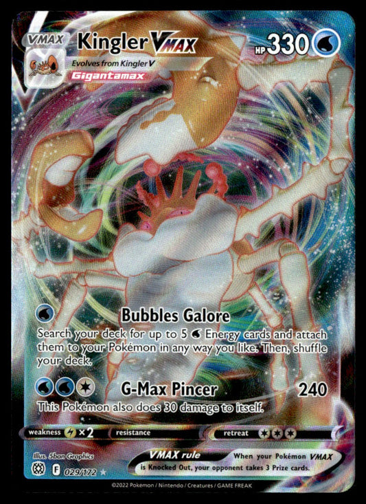 Kingler VMAX 029/172 - Brilliant Stars - Sword & Shield
