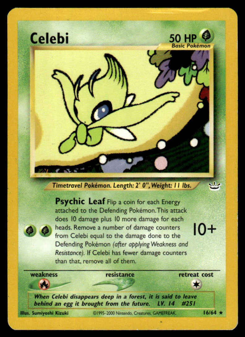 LP Celebi 16 No Holo - Neo Revelation
