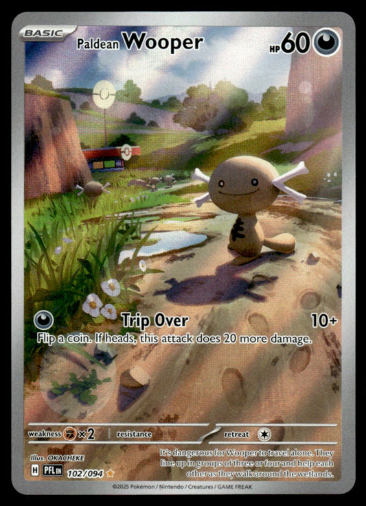 Paldean Wooper 102 - Phantasmal Flames - Mega Evolution