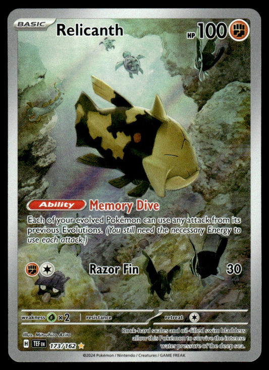 Relicanth 173/162 - Temporal Forces - Scarlet & Violet