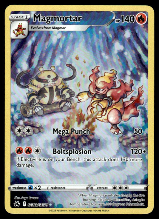 Magmortar GG03/GG70 - Crown Zenith - Galarian Gallery - Sword & Shield