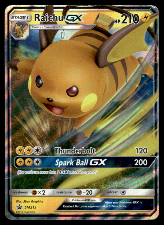 HP Raichu-GX SM213 - Sun & Moon Promos