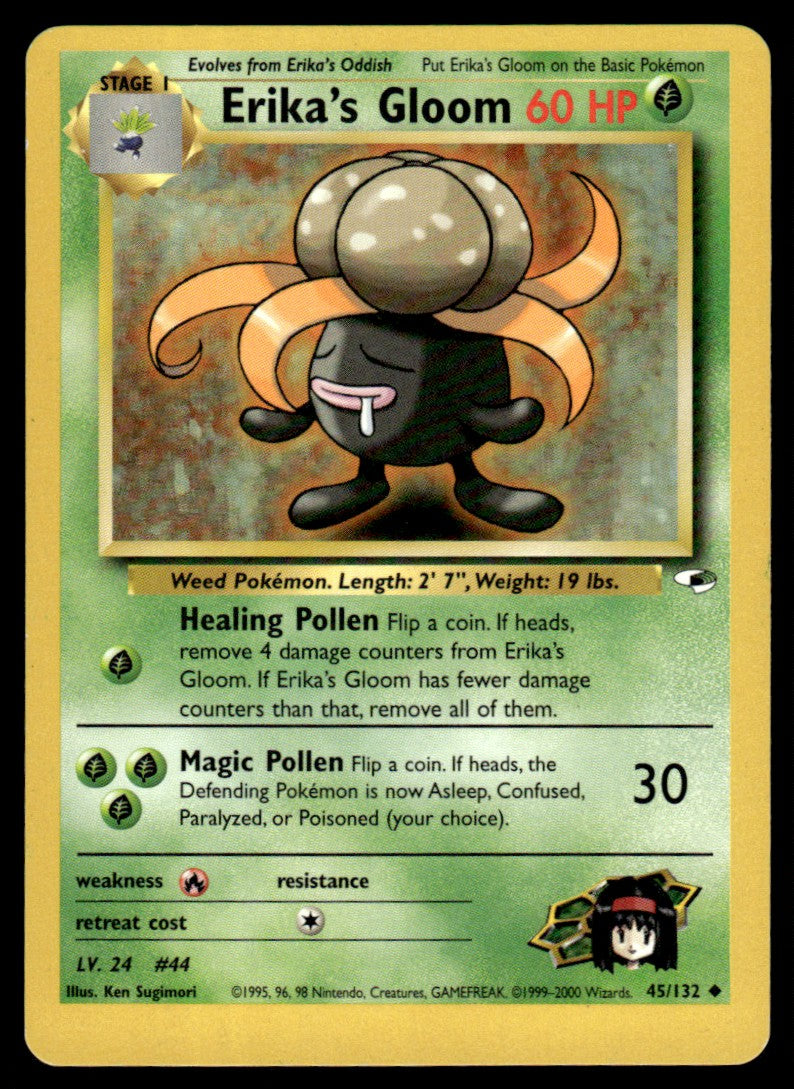 LP Erika’s Gloom 45 No Holo - Gym Heroes