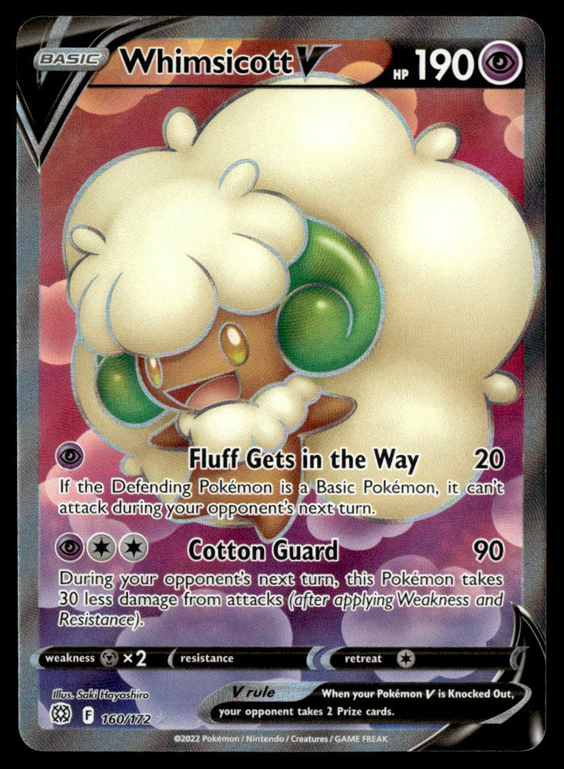 Whimsicott V 160/172 - Brilliant Stars - Sword & Shield
