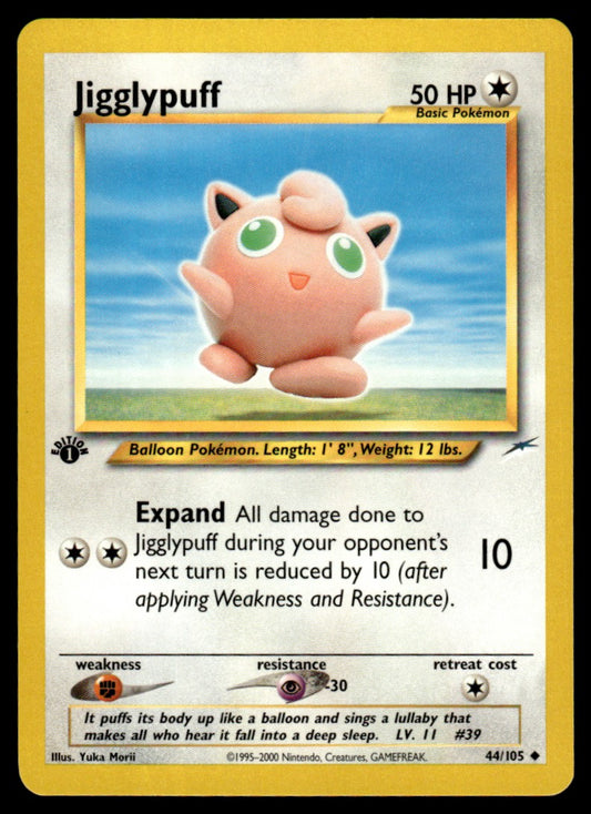 LP Jigglypuff 1st Edition 44 No Holo - Neo Destiny