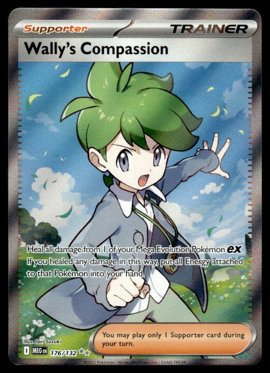 Wally's Compassion 176/132 - Mega Evolution Base Set - Mega Evolution