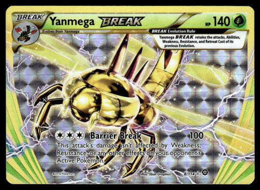 NM Yanmega BREAK 8 - XY Steam Siege