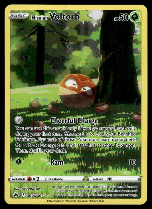 Hisuian Voltorb GG01/GG70 - Crown Zenith - Galarian Gallery - Sword & Shield