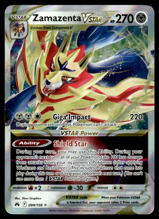 Zamazenta VSTAR 099/159 - Crown Zenith - Sword & Shield