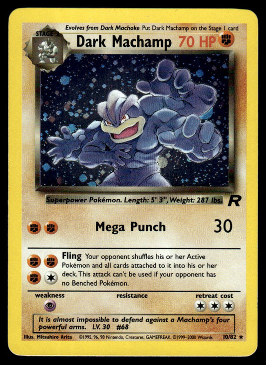 Dark Machamp Holo - LP - Team Rocket