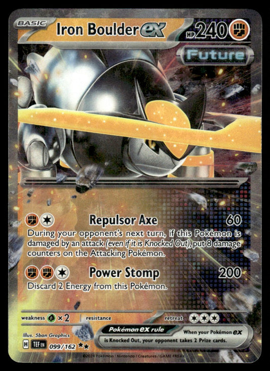 Iron Boulder ex 099/162 - Temporal Forces - Scarlet & Violet