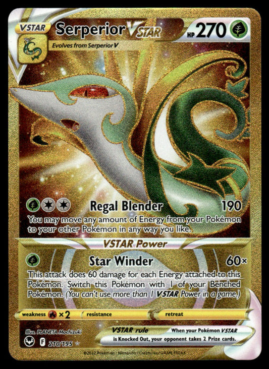 Serperior VSTAR 210/195 - Silver Tempest - Sword & Shield