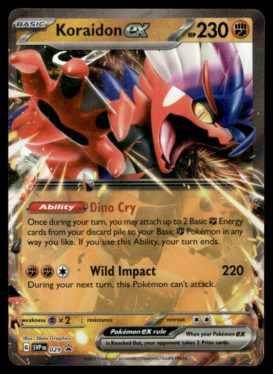 Koraidon ex 029/PRSV - Scarlet & Violet Promos - Scarlet & Violet