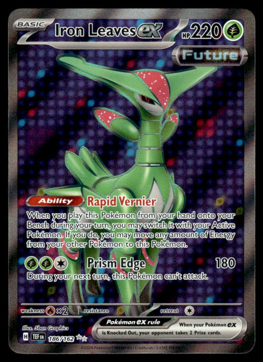 Iron Leaves ex 186/162 - Temporal Forces - Scarlet & Violet