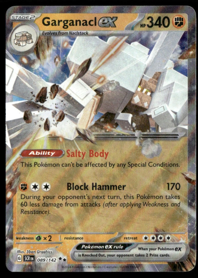 Garganacl ex 089/142 - Stellar Crown - Scarlet & Violet
