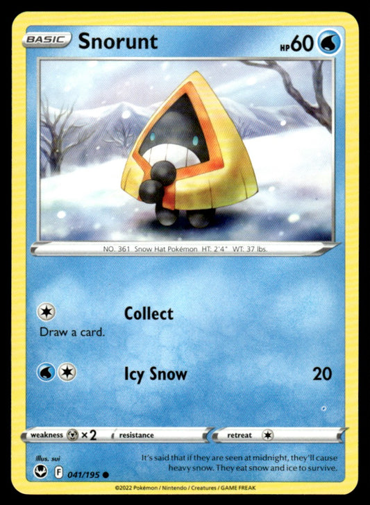 Snorunt 041/195 Comun - Silver Tempest - Sword & Shield
