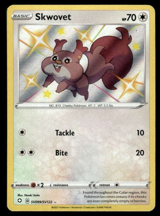 Skwovet SV099/SV122 - Shining Fates - Sword & Shield