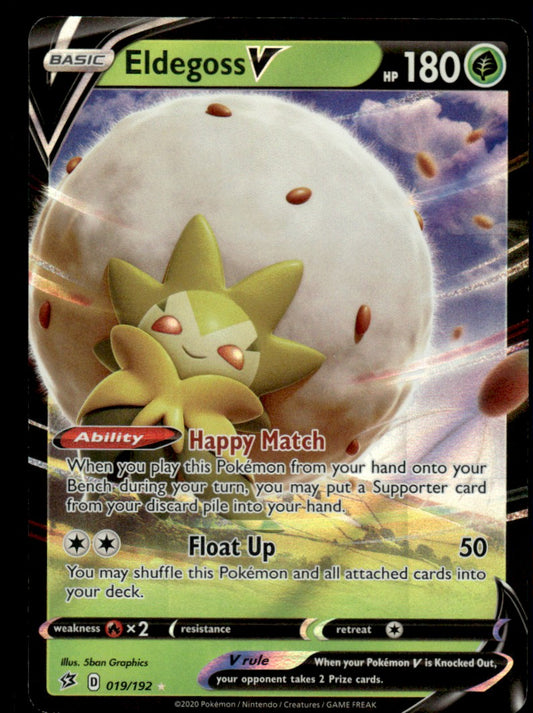 Eldegoss V 019/192 - Rebel Clash - Sword & Shield