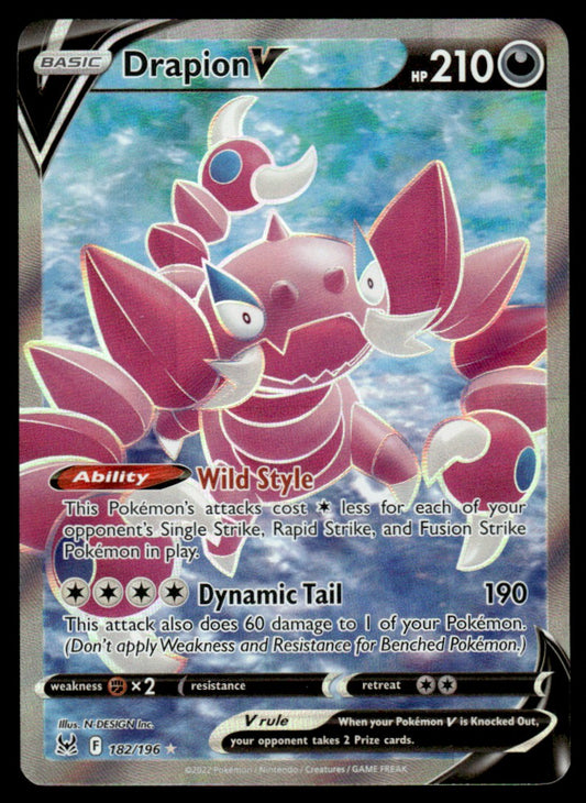 Drapion V 182/196 - Lost Origin - Sword & Shield