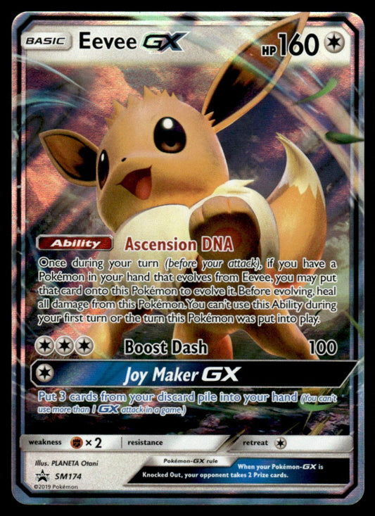 NM Eevee-GX SM174 - Sun & Moon Promos